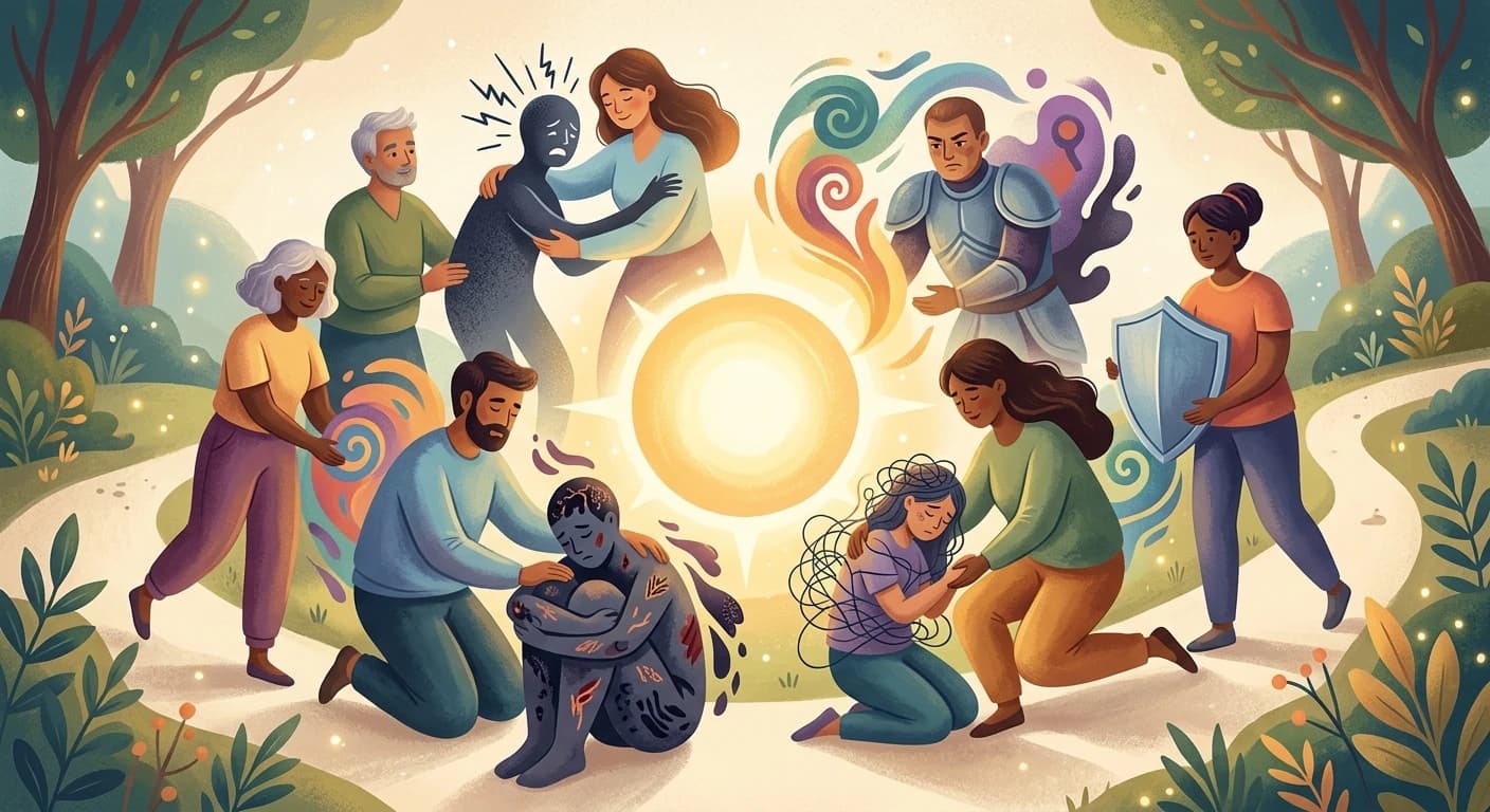 IFS can support real-world healing across trauma, anxiety, low self-worth, and protective coping patterns.
