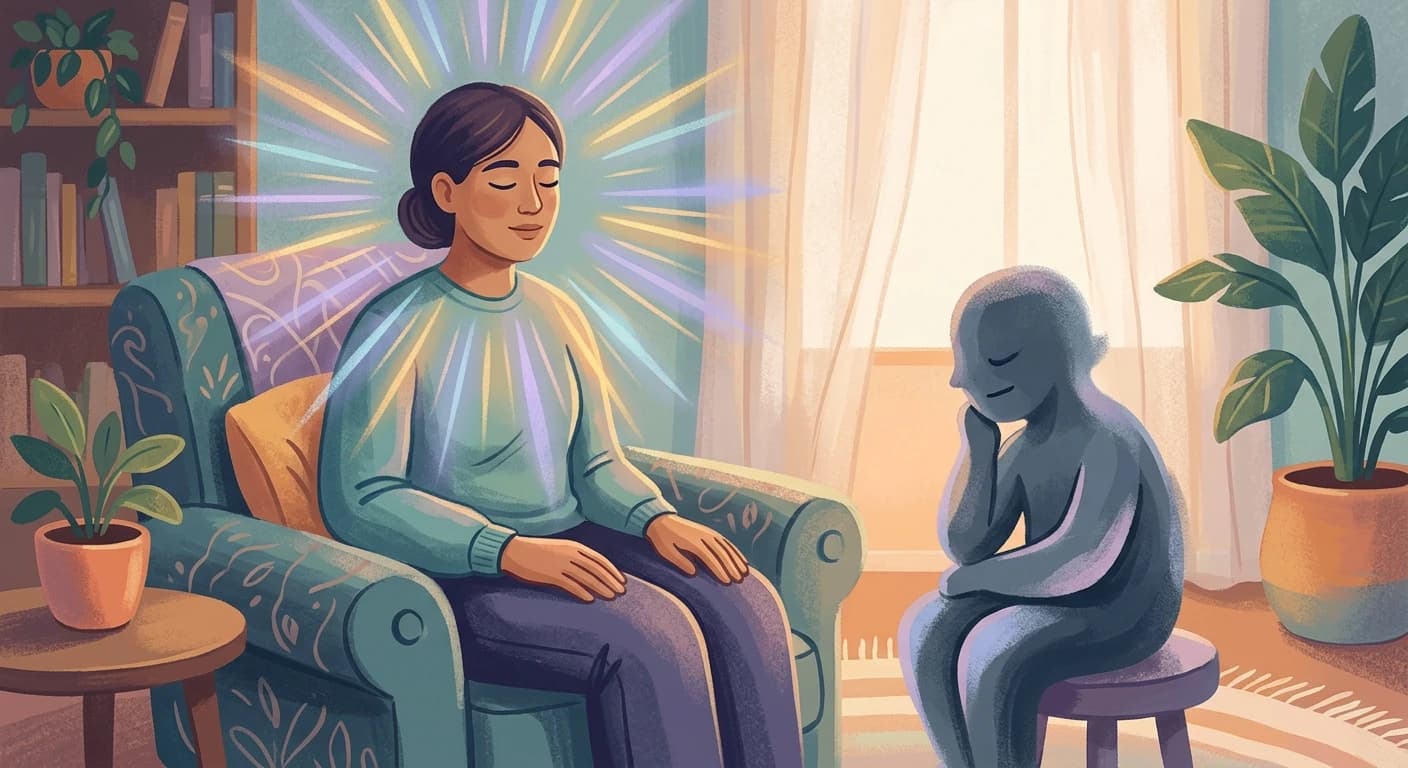 Listening to the IFS inner critic with curiosity can help reveal the protective fear beneath its harsh tone.