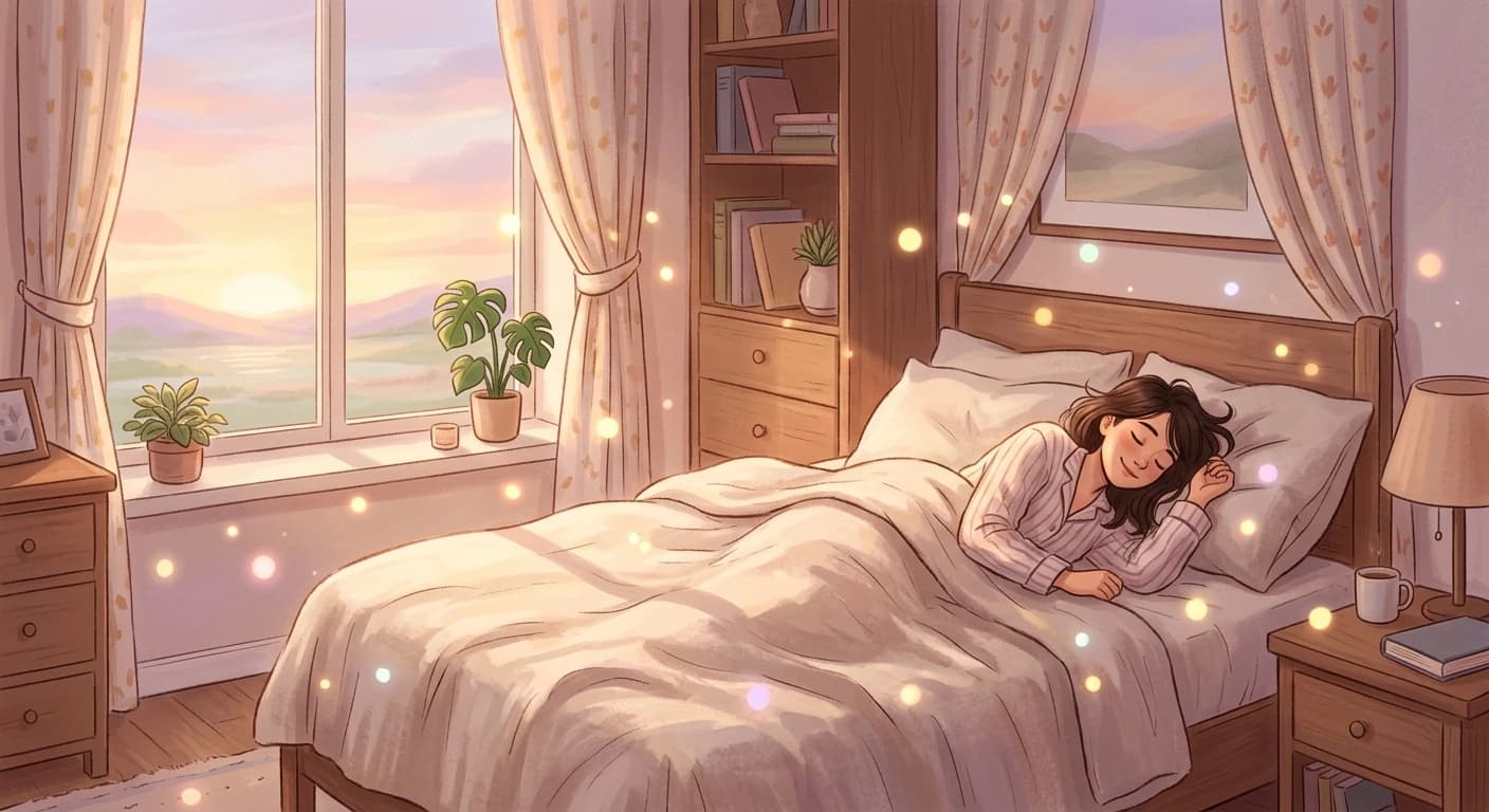 Waking with more inner harmony after restful sleep