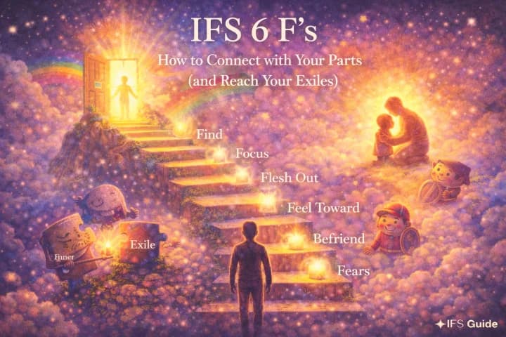 The IFS 6 F’s process for connecting with parts