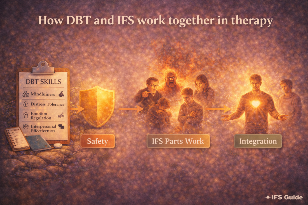 How DBT and IFS work together in therapy