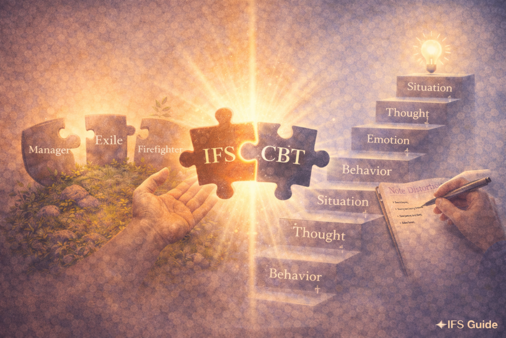 Integrating IFS and CBT for emotional healing